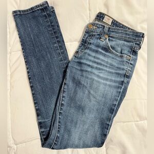 AG “Stilt” cigarette leg jeans 28R x 30 EUC
